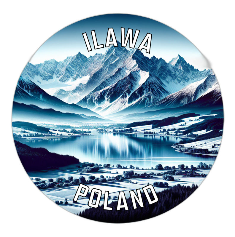 Ilawa Poland Souvenir Vinyl Decal Sticker 2-Inch
