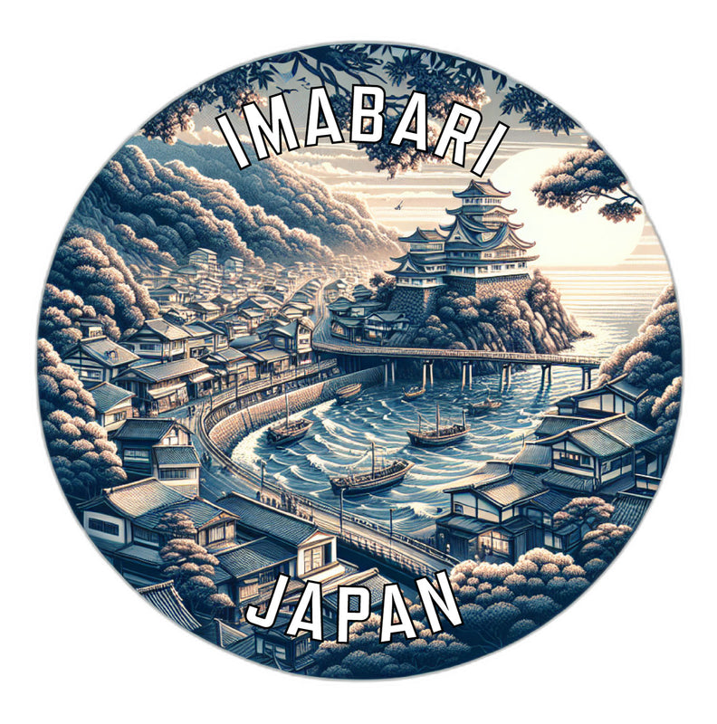 Imabari Japan Souvenir Vinyl Decal Sticker 2-Inch