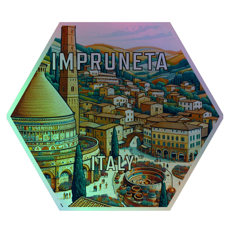 Impruneta Italy Souvenir Die Cut Flat Magnet 2-Inch