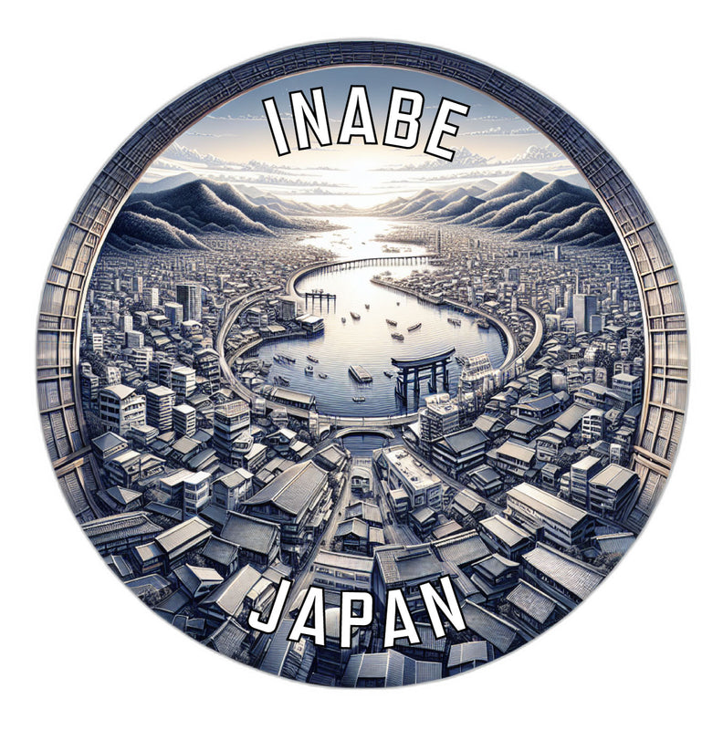 Inabe Japan Souvenir Vinyl Decal Sticker 6-Inch