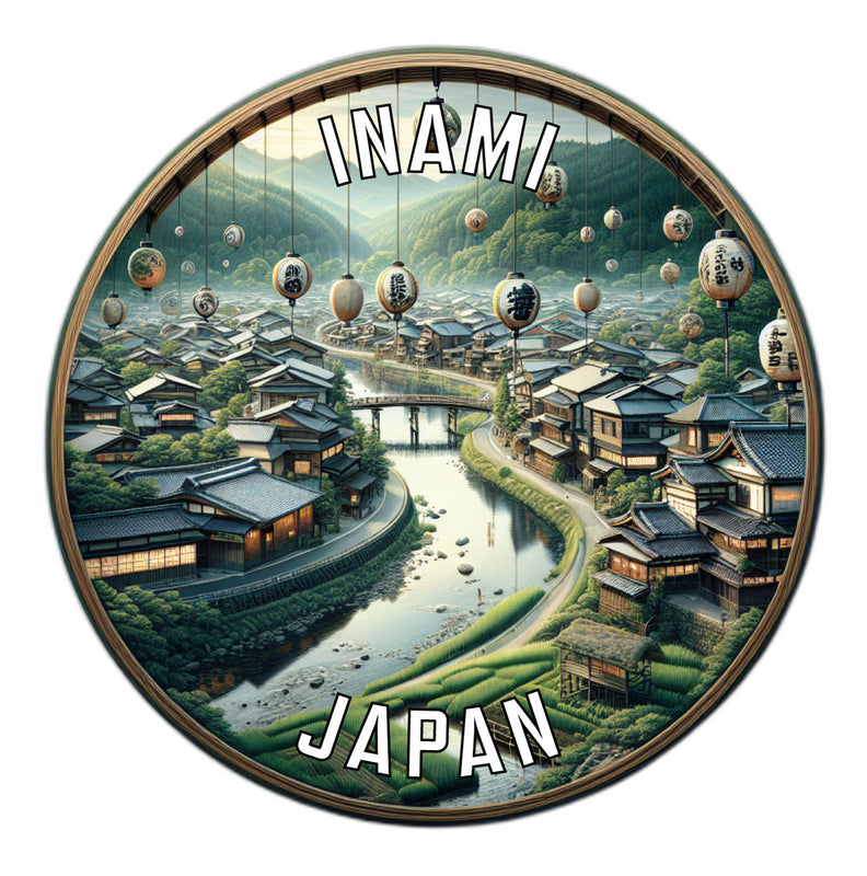 Inami Japan Souvenir Vinyl Decal Sticker 6-Inch