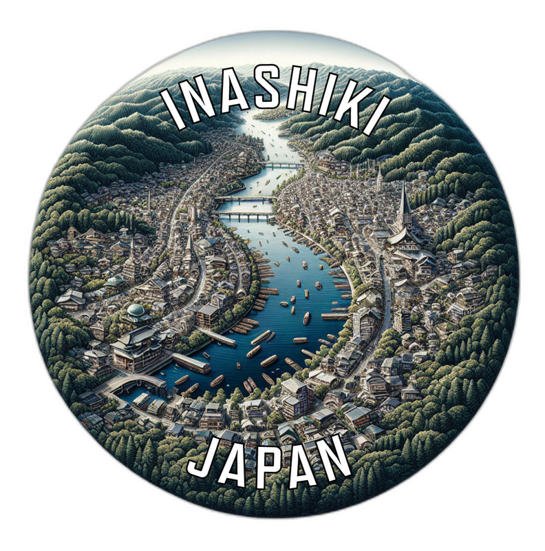 Inashiki Japan Souvenir Vinyl Decal Sticker 4-Inch