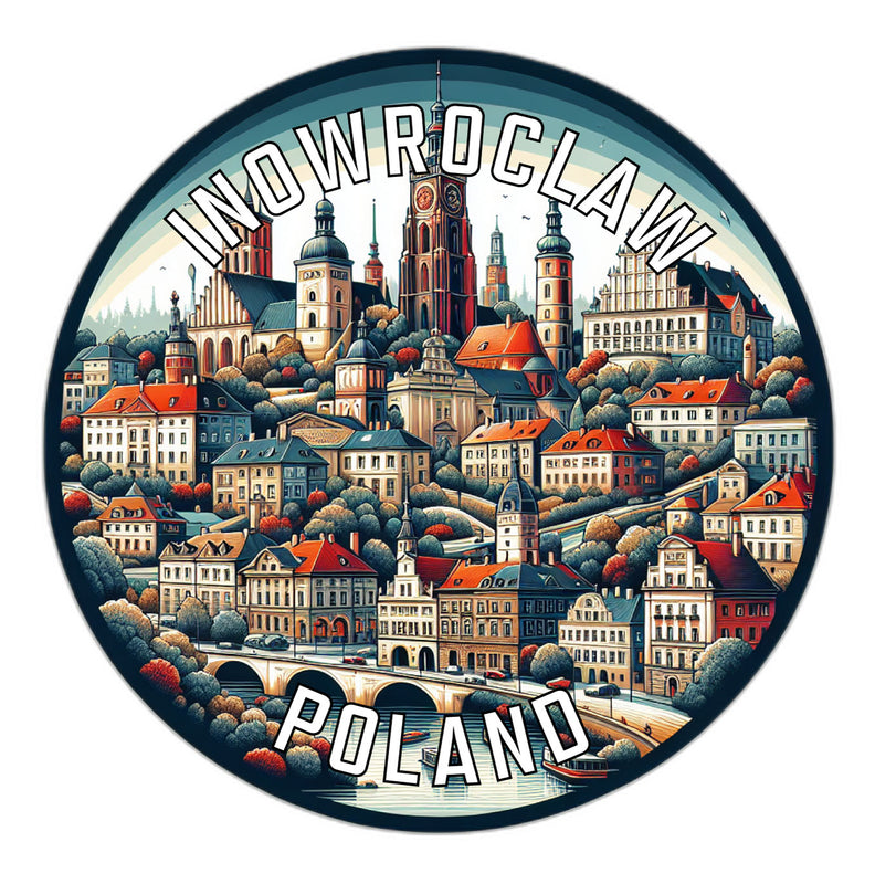 Inowroclaw Poland Souvenir Vinyl Decal Sticker 2-Inch