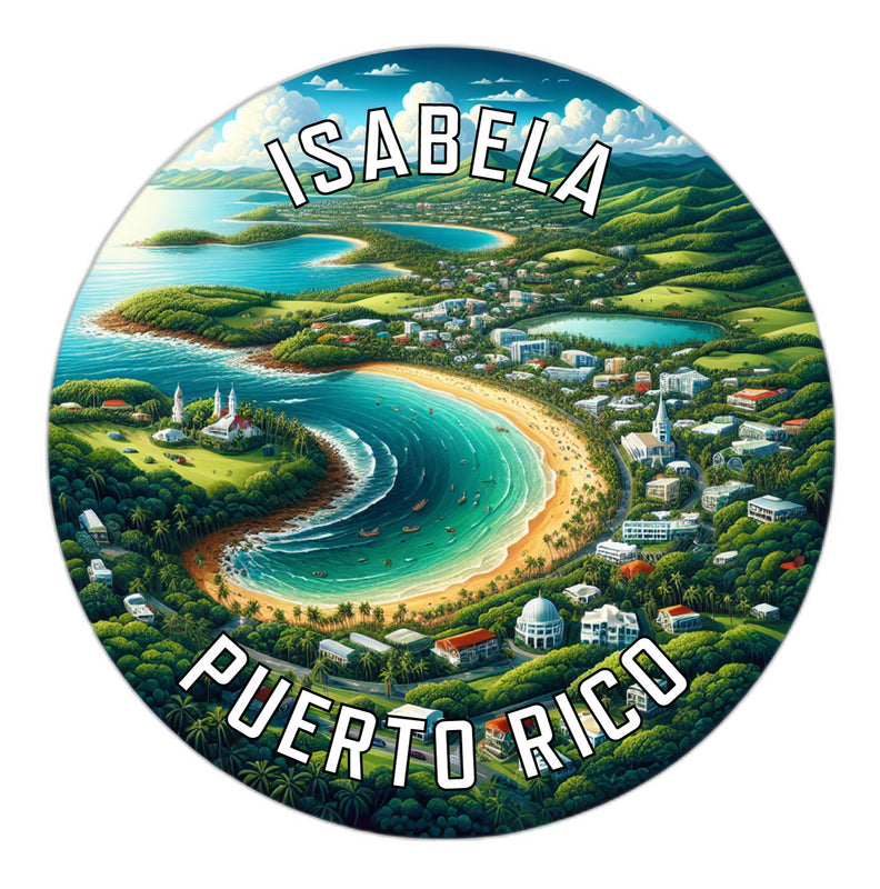 Isabela Puerto Rico Souvenir Vinyl Decal Sticker 2-Inch
