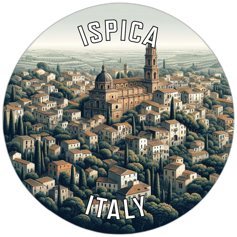 Ispica Italy Souvenir Die Cut Flat Magnet 2-Inch