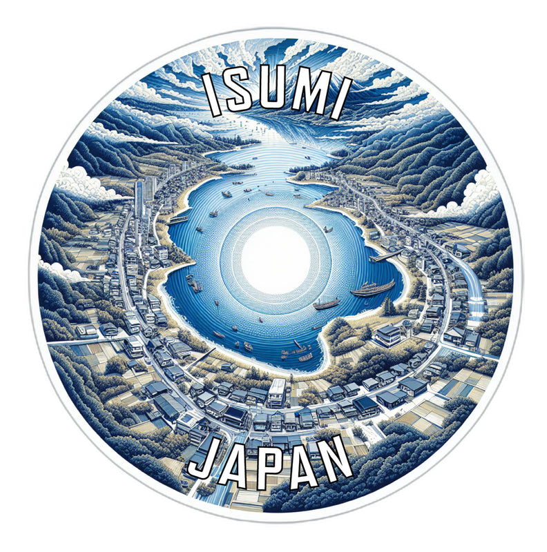 Isumi Japan Souvenir Vinyl Decal Sticker 2-Inch