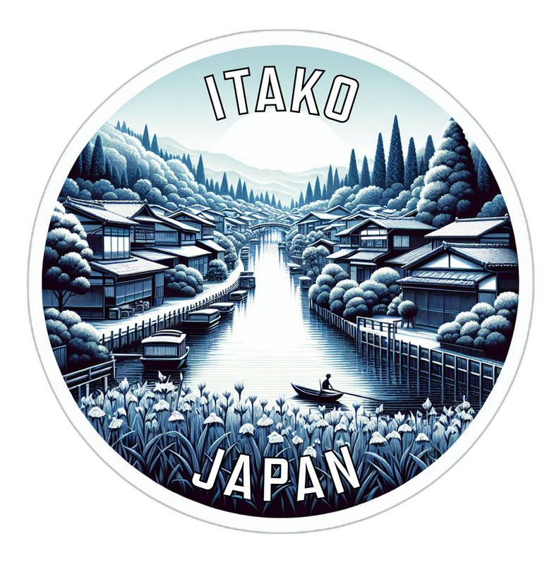 Itako Japan Souvenir Vinyl Decal Sticker 6-Inch