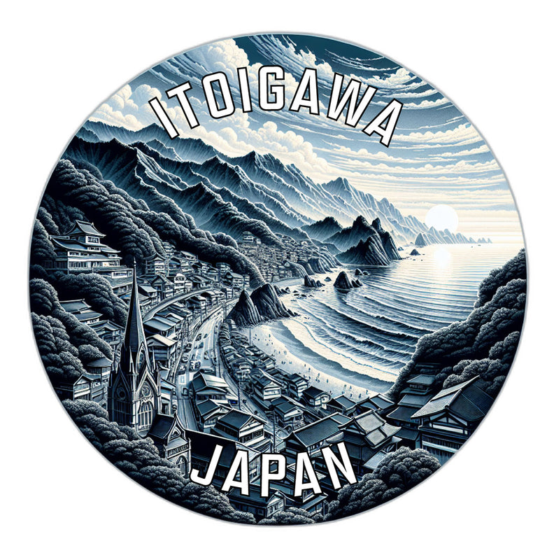 Itoigawa Japan Souvenir Vinyl Decal Sticker 6-Inch