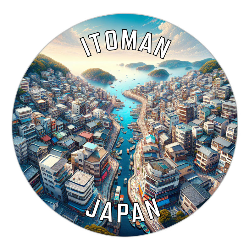 Itoman Japan Souvenir Vinyl Decal Sticker 6-Inch