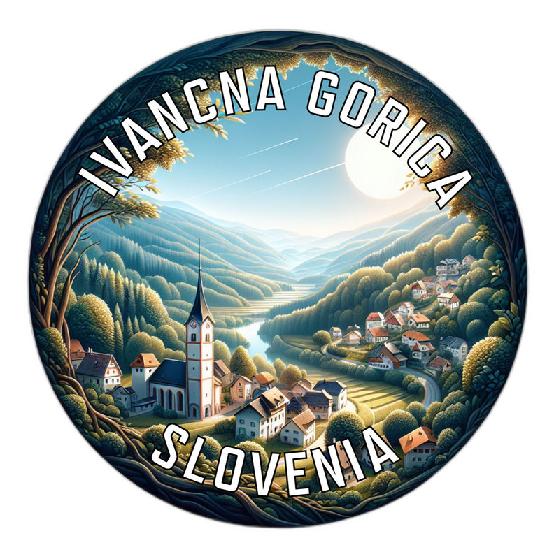Ivancna Gorica Slovenia Souvenir Die Cut Flat Magnet 6-Inch