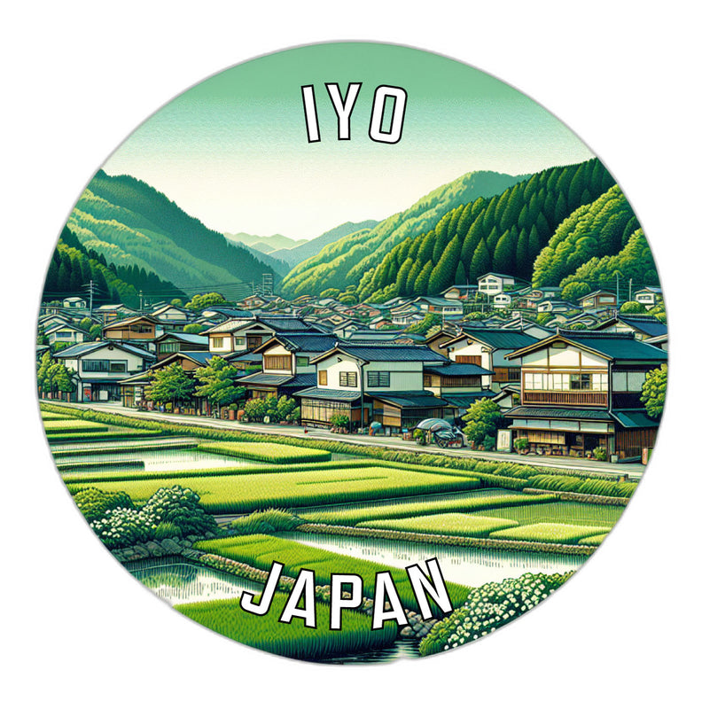 Iyo Japan Souvenir Vinyl Decal Sticker 6-Inch