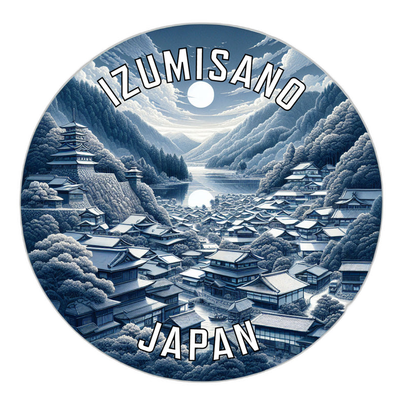 Izumisano Japan Souvenir Die Cut Flat Magnet 6-Inch