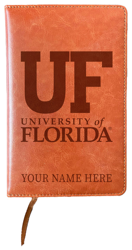 Florida Gators Customizable Engraved 8" x 5" Leather Journal Officially Licensed