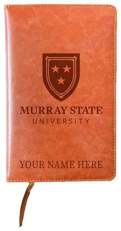 Murray State University Customizable Engraved 8" x 5" Leather Journal Officially Licensed