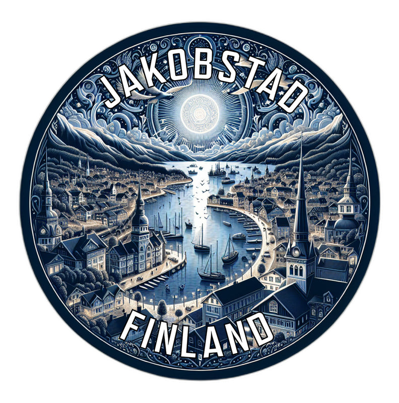 Jakobstad Finland Souvenir Vinyl Decal Sticker 6-Inch