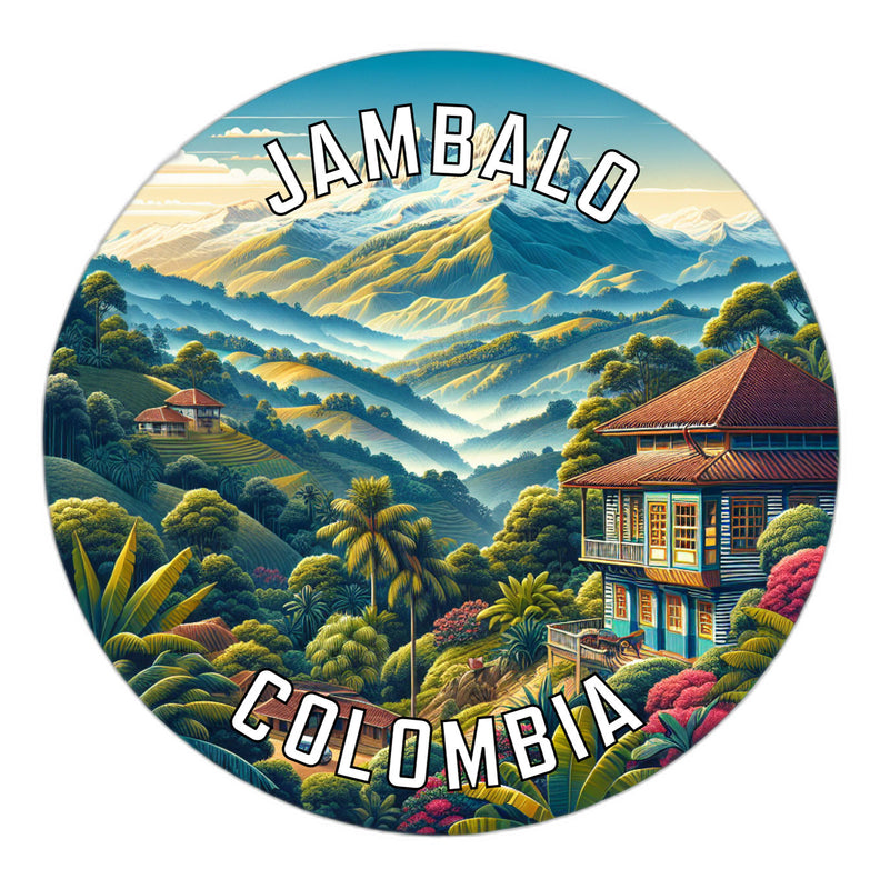 Jambalo Colombia Souvenir Vinyl Decal Sticker 2-Inch