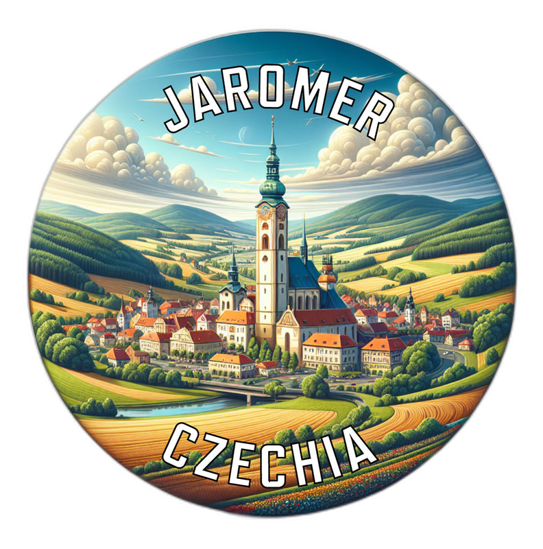 Jaromer Czechia Souvenir Vinyl Decal Sticker 2-Inch