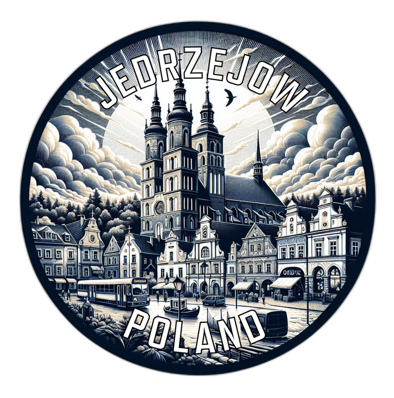 Jedrzejow Poland Souvenir Vinyl Decal Sticker 2-Inch