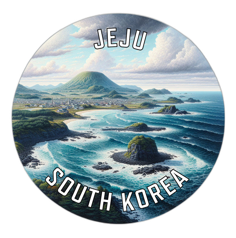 Jeju Korea South Souvenir Vinyl Decal Sticker 2-Inch