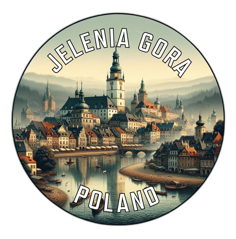 Jelenia Gora Poland Souvenir Die Cut Flat Magnet 2-Inch