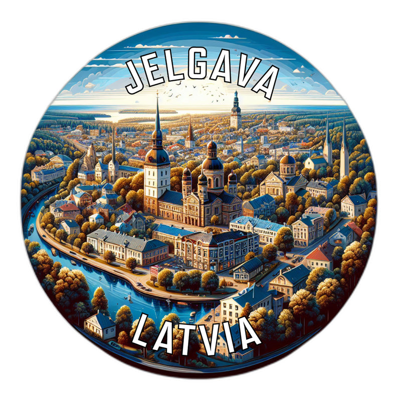 Jelgava Latvia Souvenir Vinyl Decal Sticker 2-Inch