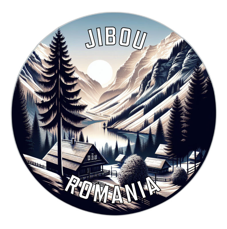 Jibou Romania Souvenir Vinyl Decal Sticker 2-Inch