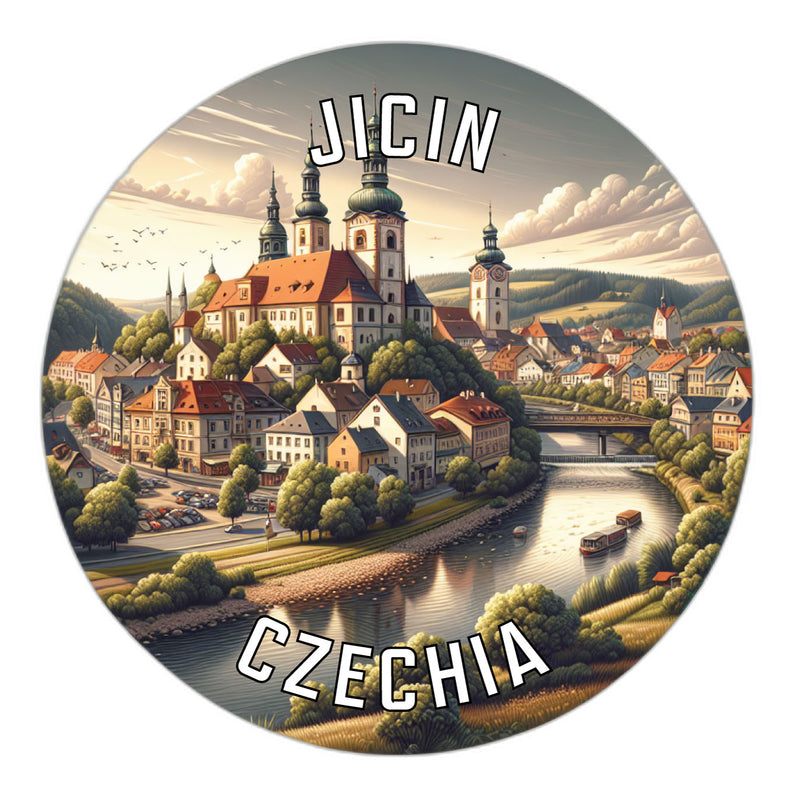 Jicin Czechia Souvenir Vinyl Decal Sticker 2-Inch