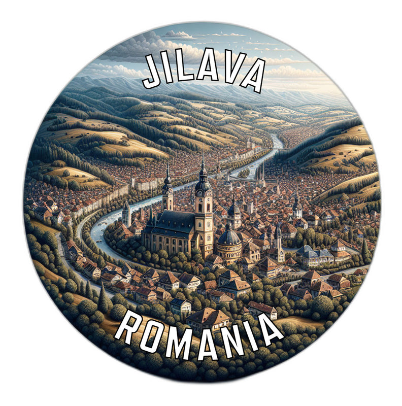 Jilava Romania Souvenir Die Cut Flat Magnet 2-Inch