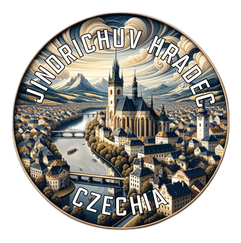 Jindrichuv Hradec Czechia Souvenir Die Cut Flat Magnet 2-Inch