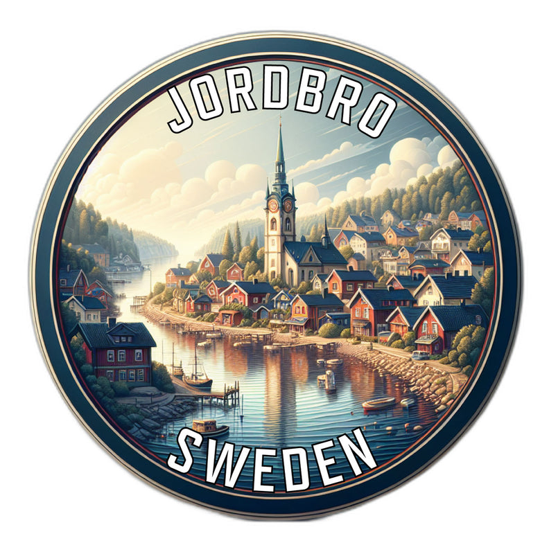 Jordbro Sweden Souvenir Vinyl Decal Sticker 6-Inch