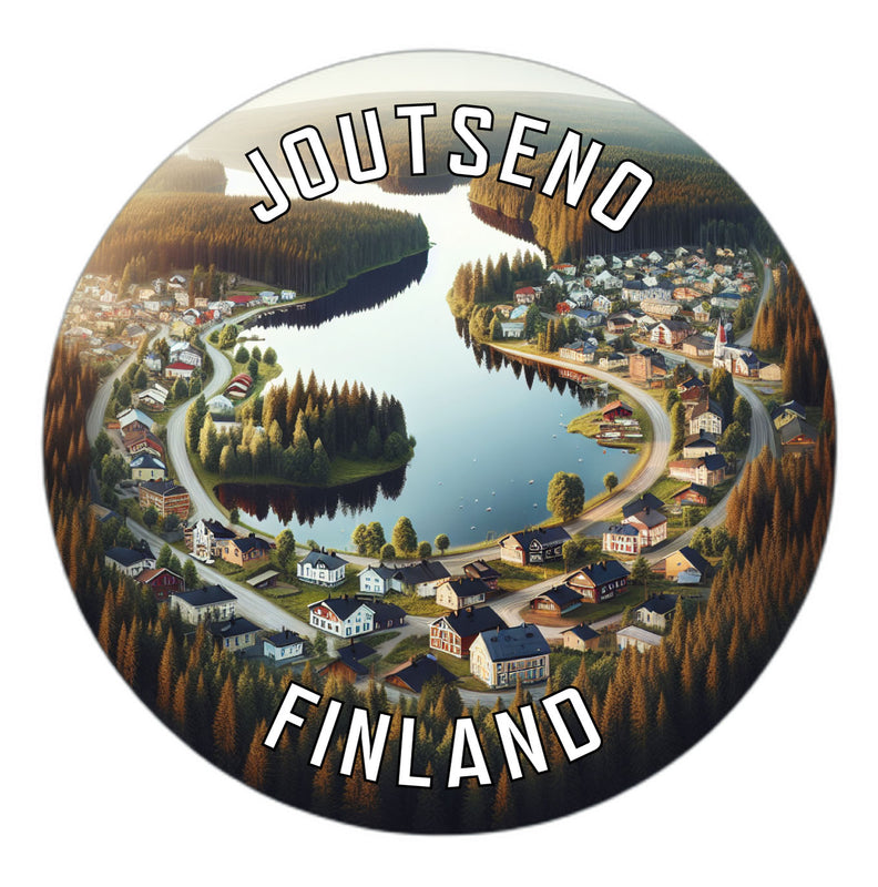 Joutseno Finland Souvenir Die Cut Flat Magnet 2-Inch