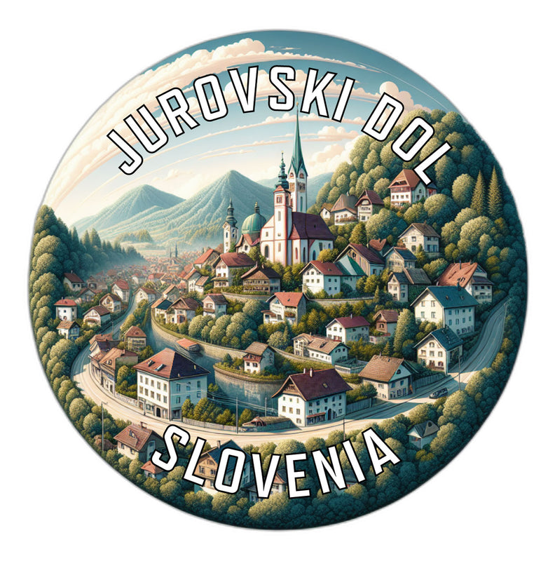 Jurovski Dol Slovenia Souvenir Vinyl Decal Sticker 2-Inch