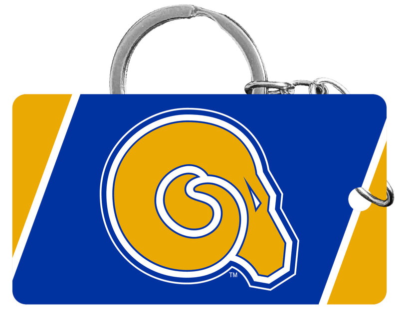 Albany State University Acrylic Keychain 1.5" x 2.75" Officially Licensed Collegiate Product 4-Pack