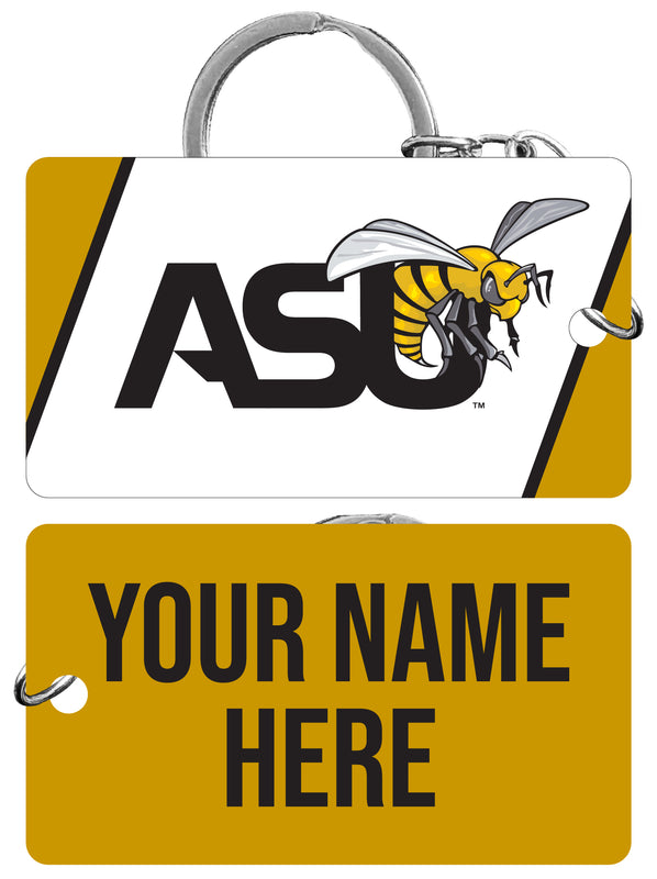 Alabama State University Customizable Acrylic Keychain 1.5" x 2.75" Officially Licensed Collegiate Product Single