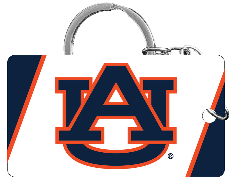 Auburn Tigers Acrylic Keychain 1.5" x 2.75" Officially Licensed Collegiate Product 4-Pack