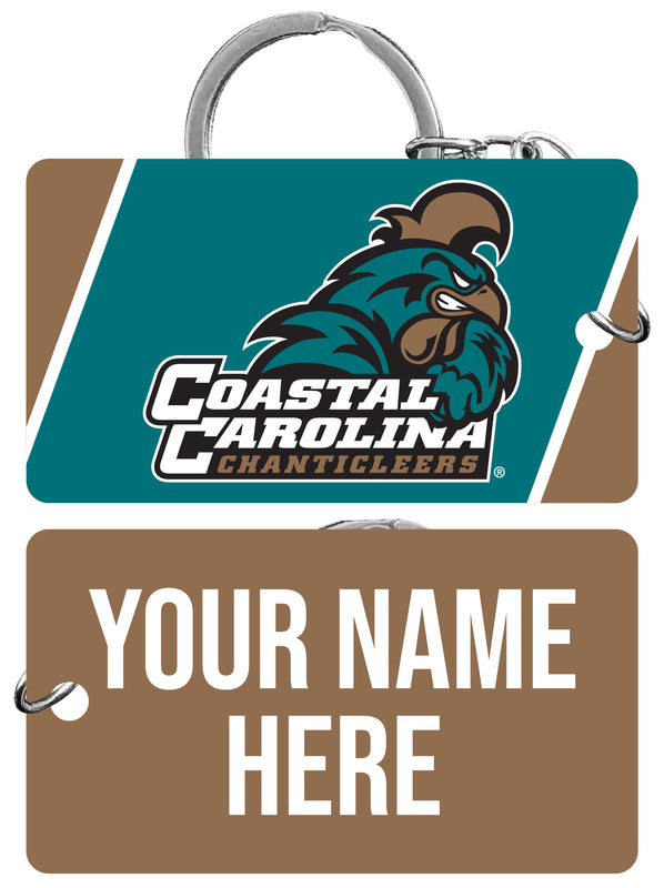 Coastal Carolina University Customizable Acrylic Keychain 1.5" x 2.75" Officially Licensed