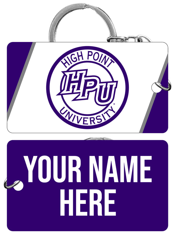 High Point University Customizable Acrylic Keychain 1.5" x 2.75" Officially Licensed
