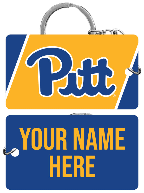 Pittsburgh Panthers Customizable Acrylic Keychain 1.5" x 2.75" Officially Licensed