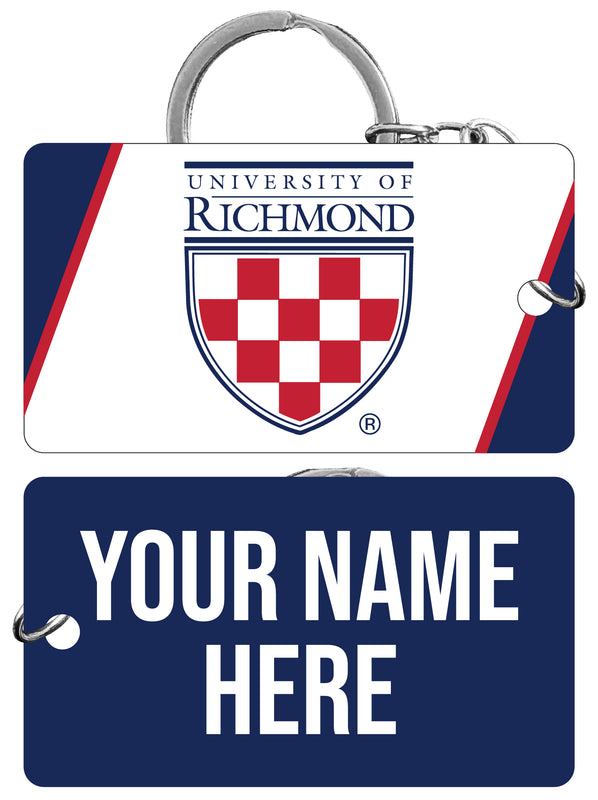 Richmond Spiders Customizable Acrylic Keychain 1.5" x 2.75" Officially Licensed