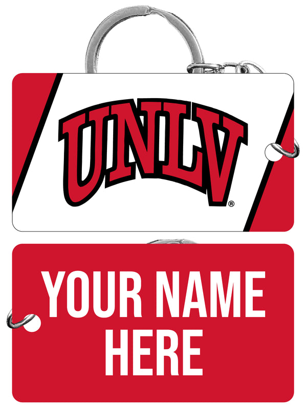 UNLV Rebels Customizable Acrylic Keychain 1.5" x 2.75" Officially Licensed