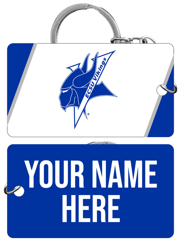 Elizabeth City State University Customizable Acrylic Keychain 1.5" x 2.75" Officially Licensed Collegiate Product Single