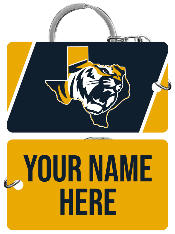 East Texas Baptist University Customizable Acrylic Keychain 1.5" x 2.75" Officially Licensed Collegiate Product Single