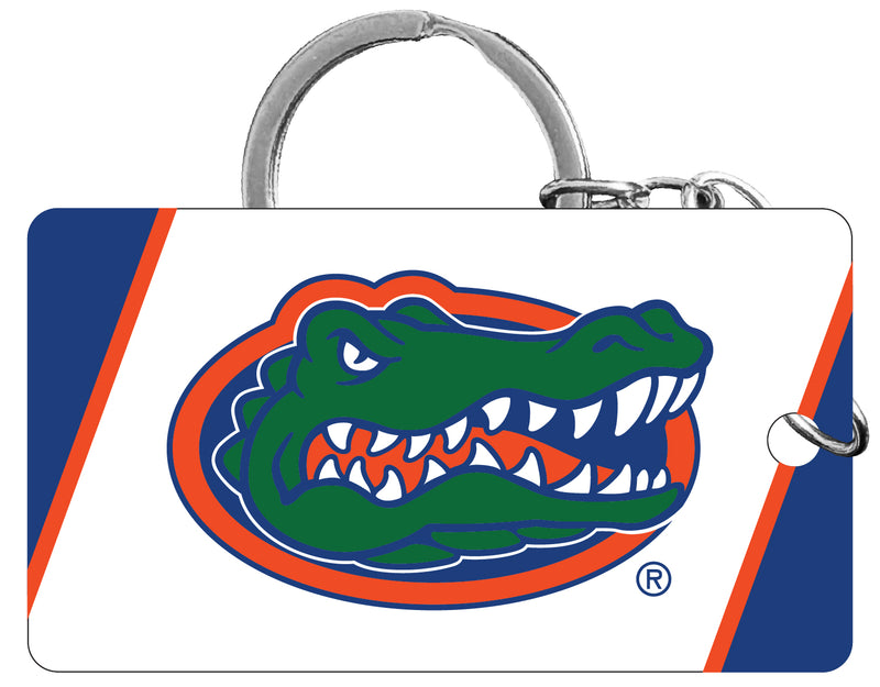 Florida Gators Acrylic Keychain 1.5" x 2.75" Officially Licensed Collegiate Product 2-Pack