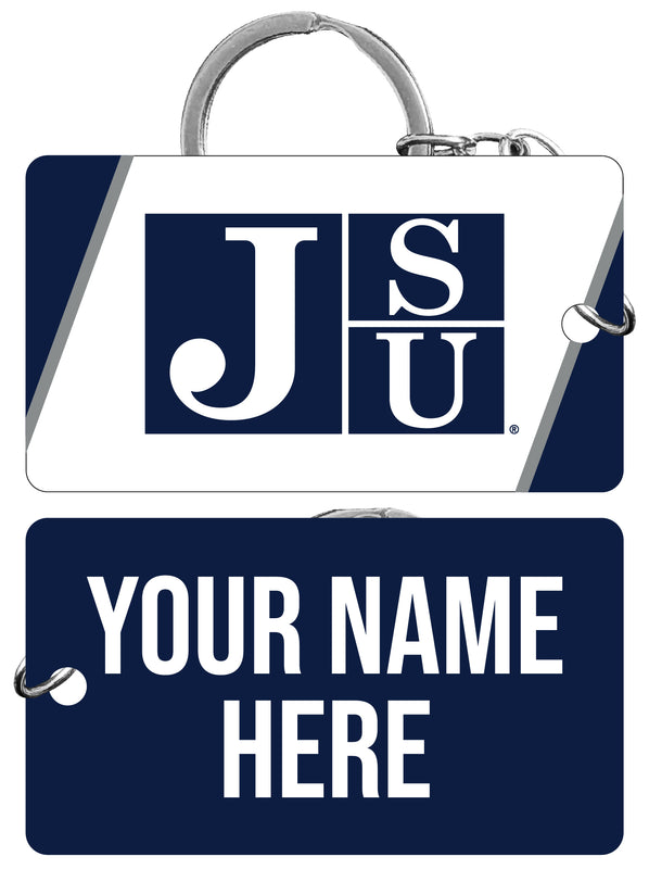 Jackson State University Customizable Acrylic Keychain 1.5" x 2.75" Officially Licensed Collegiate Product Single