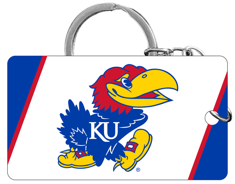 Kansas Jayhawks Acrylic Keychain 1.5" x 2.75" Officially Licensed Collegiate Product Single