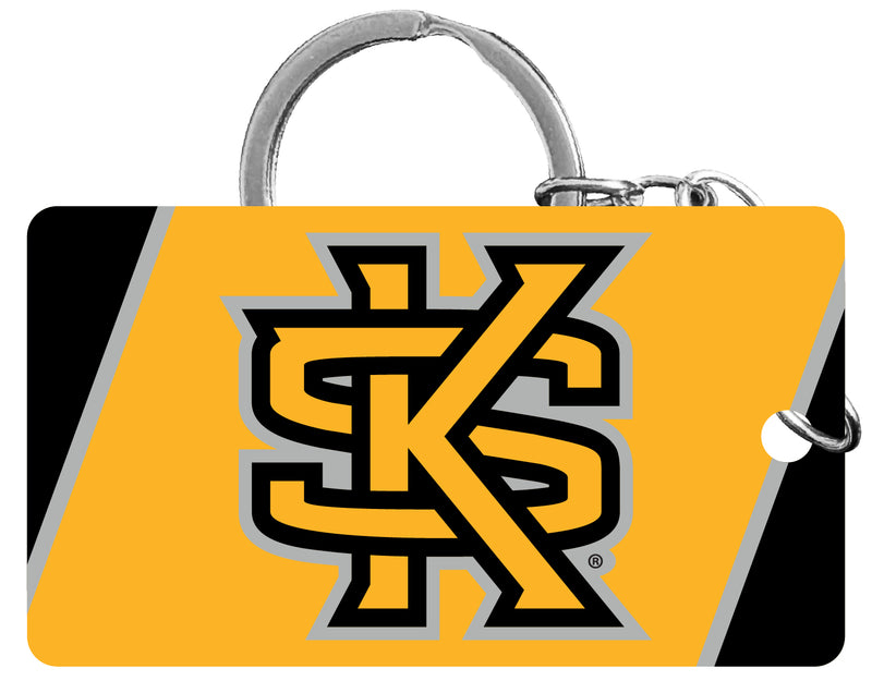 Kennesaw State University Acrylic Keychain 1.5" x 2.75" Officially Licensed Collegiate Product 2-Pack