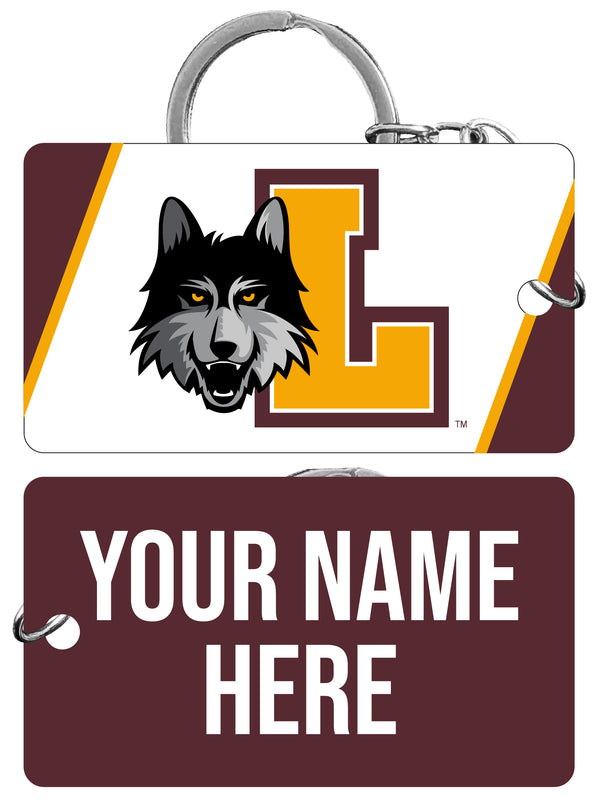 Loyola University Ramblers Customizable Acrylic Keychain 1.5" x 2.75" Officially Licensed Collegiate Product 4-Pack