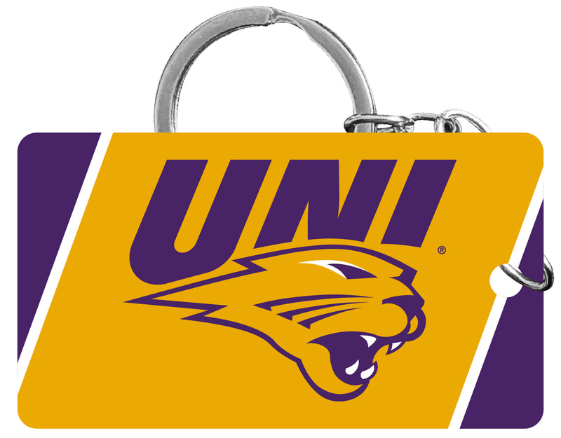 Northern Iowa Panthers Acrylic Keychain 1.5" x 2.75" Officially Licensed Collegiate Product Single