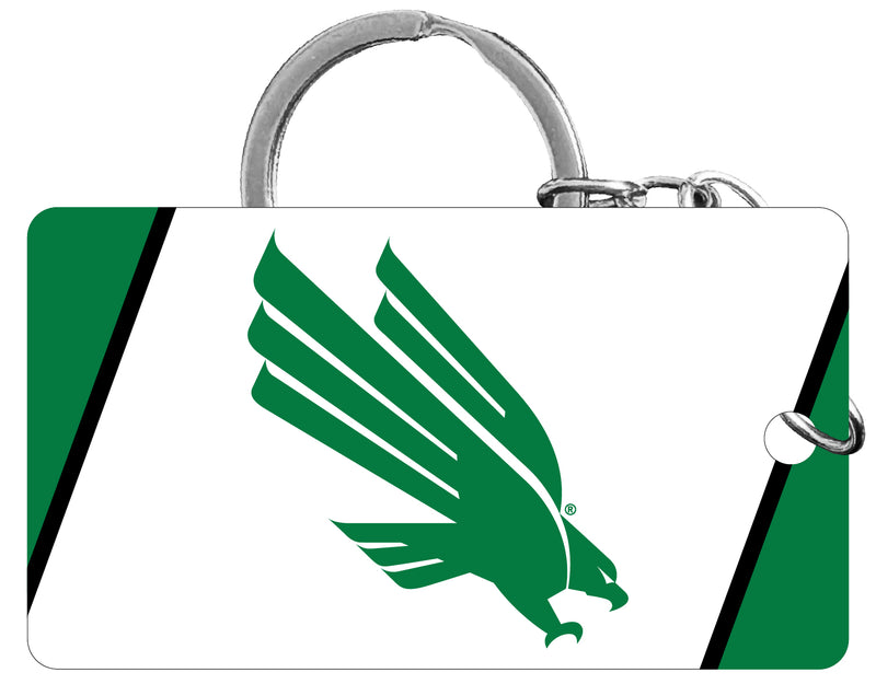 North Texas Acrylic Keychain 1.5" x 2.75" Officially Licensed Collegiate Product Single