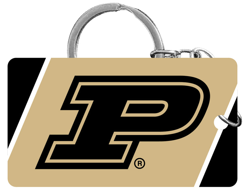 Purdue Boilermakers Acrylic Keychain 1.5" x 2.75" Officially Licensed Collegiate Product Single